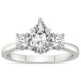 thumbnail image 1 of IGI Certified 2 Carat Pear Shape Lab Grown Diamond Engagement Ring | 14K White Gold | Intricacy Three Stone Lab Diamond Ring | FG-VS1-VS2 Quality Friendly Diamonds, 1 of 6
