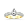 thumbnail image 1 of 2 Carat IGI Certified Pear Shape Lab Grown Diamond Engagement Ring | 14K Yellow Gold | Casimer Secret Halo Lab Diamond Ring | FG-VS1-VS2 Quality Friendly Diamonds, 1 of 1