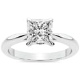 thumbnail image 1 of 2 Carat IGI Certified Princess Shape Lab Grown Diamond Engagement Ring | 14K White Gold | Azalea Classic Solitaire Diamond Ring | FG-VS1-VS2 Quality Friendly Diamonds, 1 of 5