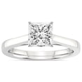 thumbnail image 1 of 2 Carat IGI Certified Princess Shape Lab Grown Diamond Engagement Ring | 14K White Gold | Shye Petal Solitaire Lab Diamond Ring | FG-VS1-VS2 Quality Friendly Diamonds, 1 of 4