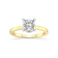 thumbnail image 1 of 2 Carat IGI Certified Princess Shape Lab Grown Diamond Engagement Ring | 14K Yellow Gold | Mystic Secret Halo Lab Diamond Ring | FG-VS1-VS2 Quality Friendly Diamonds, 1 of 4