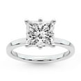 thumbnail image 1 of IGI Certified 2 Carat Princess Shape Lab Grown Diamond Engagement Ring | 14K White Gold |Solitaire Lab Diamond Ring | FG-VS1-VS2 Quality Friendly Diamonds, 1 of 6