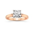 thumbnail image 1 of 2 Carat IGI Certified Radiant Shape Lab Grown Diamond Engagement Ring | 14K Rose Gold | Arielle Solitaire Lab Diamond Ring | FG-VS1-VS2 Quality Friendly Diamonds, 1 of 5