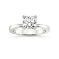 thumbnail image 1 of 2 Carat IGI Certified Radiant Shape Lab Grown Diamond Engagement Ring | 14K White Gold | Jannel Tapering Solitaire Lab Diamond Ring | FG-VS1-VS2 Quality Friendly Diamonds, 1 of 1