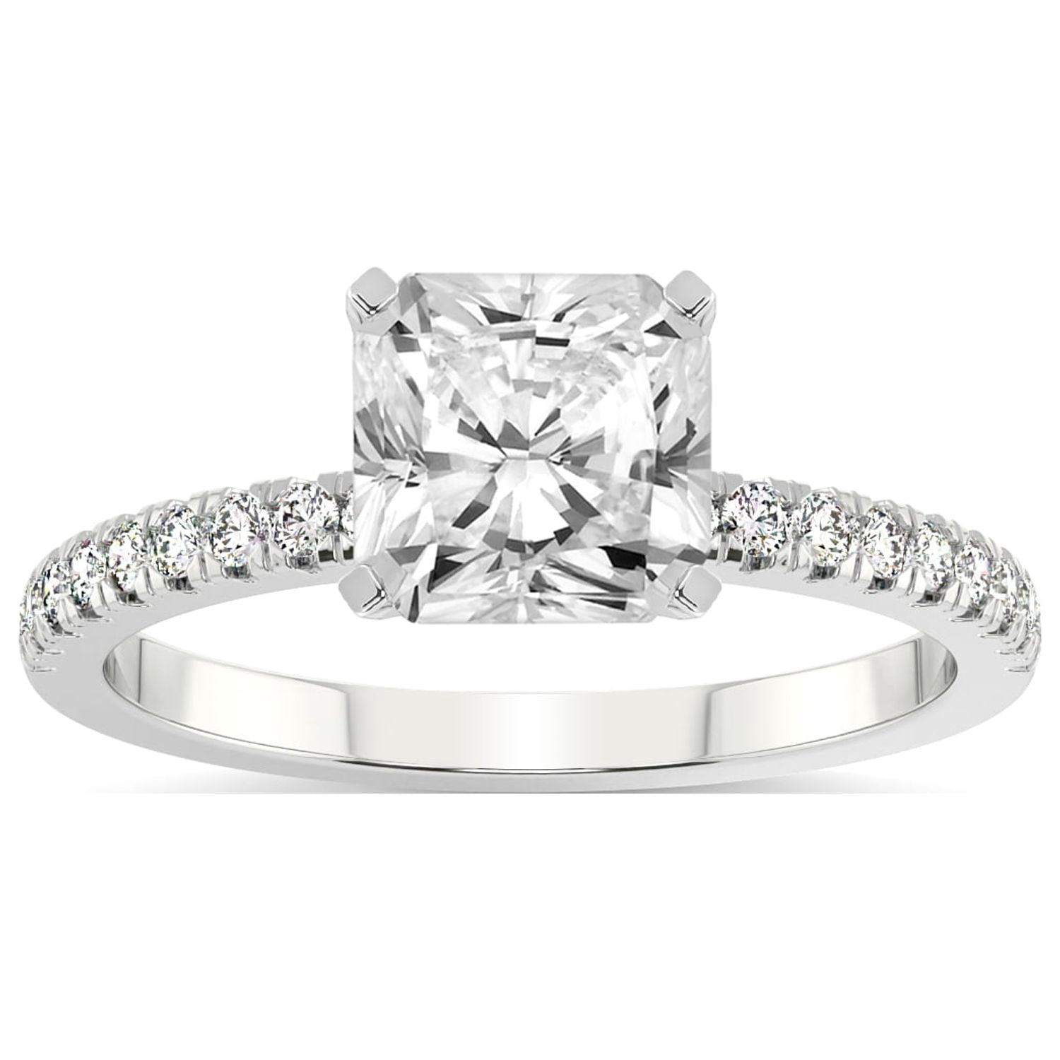 2 Carat IGI Certified Radiant Shape Lab Grown Diamond Engagement Ring ...