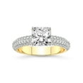 thumbnail image 1 of 2 Carat IGI Certified Radiant Shape Lab Grown Diamond Engagement Ring | 14K Yellow Gold | Casimer Secret Halo Lab Diamond Ring | FG-VS1-VS2 Quality Friendly Diamonds, 1 of 1