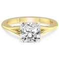 thumbnail image 1 of 2 Carat IGI Certified Radiant Shape Lab Grown Diamond Engagement Ring | 14K Yellow Gold | Cynthia Split Shank Lab Diamond Ring | FG-VS1-VS2 Quality Friendly Diamonds, 1 of 4