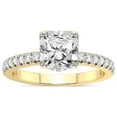 thumbnail image 1 of 2 Carat IGI Certified Radiant Shape Lab Grown Diamond Engagement Ring | 14K Yellow Gold | Galen Secret Halo Lab Diamond Ring | FG-VS1-VS2 Quality Friendly Diamonds, 1 of 1