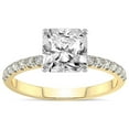 thumbnail image 1 of 2 Carat IGI Certified Radiant Shape Lab Grown Diamond Engagement Ring | 14K Yellow Gold | Olivia Secret Halo Lab Diamond Ring | FG-VS1-VS2 Quality Friendly Diamonds, 1 of 5