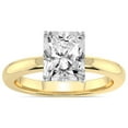 thumbnail image 1 of IGI Certified 2 Carat Radiant Shape Lab Grown Diamond Engagement Ring | 14K White Gold |Quinn Solitaire Diamond Ring | FG-VS Quality Friendly Diamonds, 1 of 6