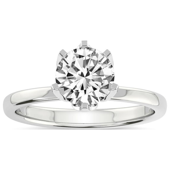 2 Carat | IGI Certified Round Shape Lab Grown Blooming Petal Secret Halo Diamond Engagement Ring For Women | 18K White Gold | FG-VS1-VS2 Quality Friendly Diamonds