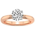thumbnail image 1 of IGI Certified 2 Carat Round Shape Lab Grown Diamond Engagement Ring | 14K Rose Gold |Quinn Solitaire Diamond Ring | FG-VS Quality Friendly Diamonds, 1 of 7