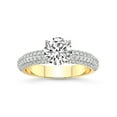 thumbnail image 1 of 2 Carat IGI Certified Round Shape Lab Grown Diamond Engagement Ring | 14K Yellow Gold | Casimer Secret Halo Lab Diamond Ring | FG-VS1-VS2 Quality Friendly Diamonds, 1 of 1