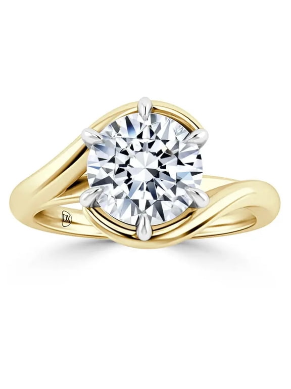 Solitaire FG Diamond 2 ct 14k 14K Yellow Gold Engagement Ring