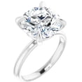 thumbnail image 1 of 2 Carat Lab Grown Diamond Engagement Ring Round Solitaire, 1 of 5