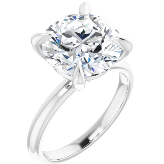 2 Carat Lab Grown Diamond Engagement Ring Round Solitaire