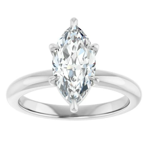 2 Carat Marquise Lab Grown Diamond Engagement Ring