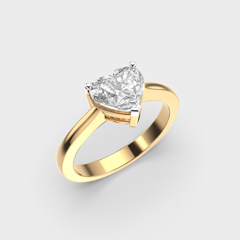 2 Carat New Design IGI Certified Heart Shape Lab Grown Diamond Wedding ...