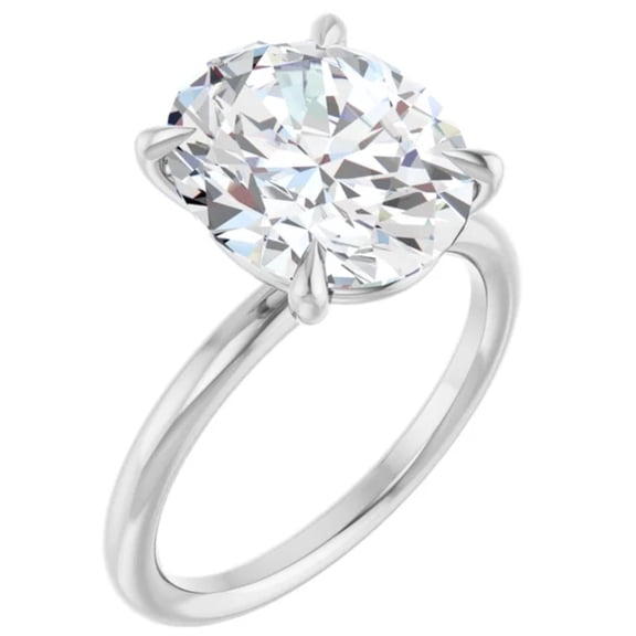 2 Carat Oval Lab Grown Diamond Engagement Ring