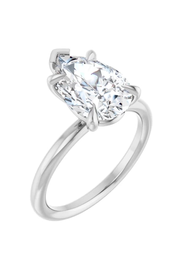 2 Carat Pear Lab Grown Diamond Engagement Ring