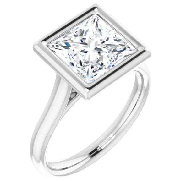 2 Carat Princess Lab Grown Diamond Engagement Ring
