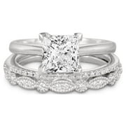 https://i5.walmartimages.com/seo/2-Carat-Princess-Wedding-Ring-Set-Bridal-Set-Wedding-Trio-Set-Engagement-Ring-Art-Deco-Ring-Promise-Ring-Sterling-Silver_d144a224-a4f0-434e-945e-38b7e34c4225.bd16ebe6a20407354878f8cf37595531.jpeg?odnWidth=180&odnHeight=180&odnBg=ffffff