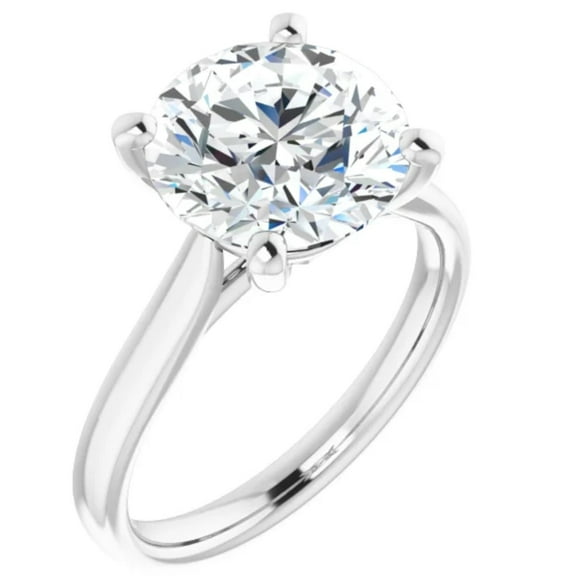 2 Carat Solitaire Lab Grown Diamond Engagement Ring Round Brilliant