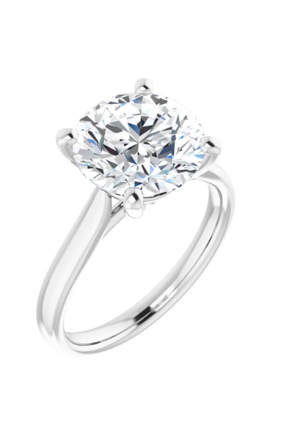2 Carat Solitaire Lab Grown Diamond Engagement Ring Round Brilliant