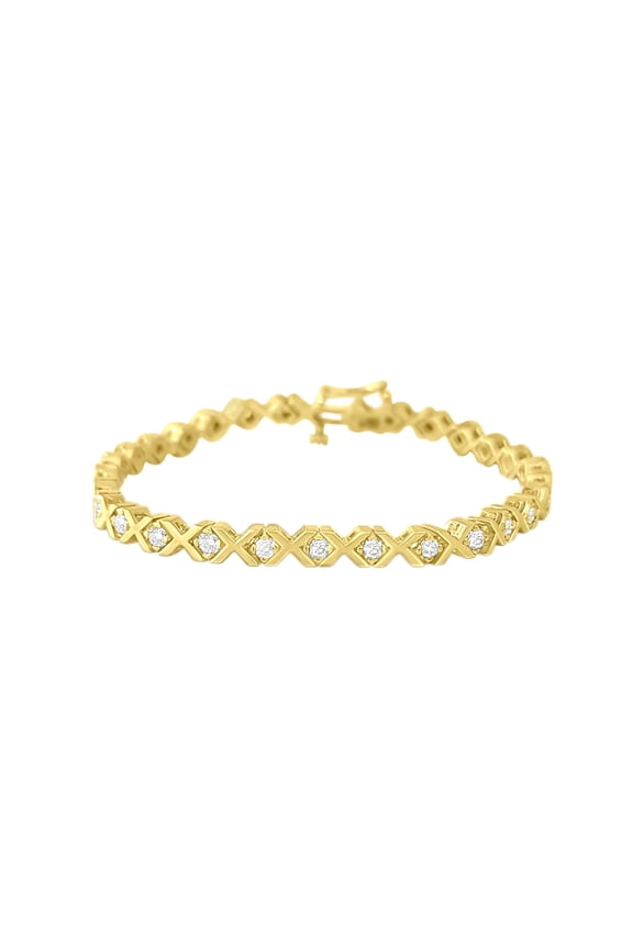 2 Carat Xoxo Love Theme Diamond Bracelet