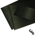 thumbnail image 1 of 2 Carbon Fiber Plate - 200mm x 300mm x 3mm Thick - 100% -3K Tow, Plain Weave -High Gloss Surface 1 Plates, 1 of 5