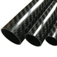 thumbnail image 1 of 2 Carbon Fiber Tubes - 8mm x 6mm x 500mm - 3K Roll Wrapped 100% Carbon Fiber Tube Glossy Surface, 1 of 8