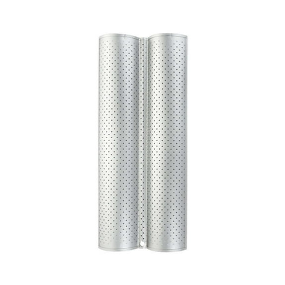 2-Cavity Bread Baking Tray, Non-Stick Perforated Baking Mould With Even Heat Distribution, Oven-Safe Professional Baking Pan For Homemade Bread Pastries Cakes, Easy To Clean &