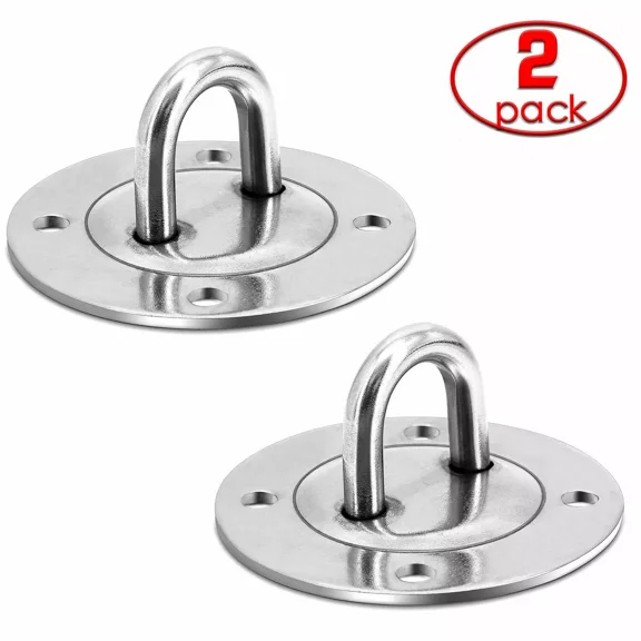 2 Ceiling Suspension Hook For All Swings Hand Rings And More 3.5" Diameter Stain