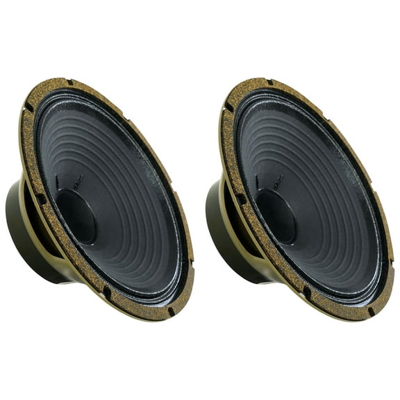 (2) Celestion G10 Greenback 30W 10" Ceramic Magnet Guitar Speakers 8 Ohm