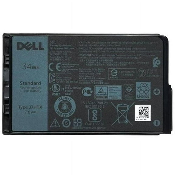 2-Cell 34W Hour Lithium Ion Replacement Battery for Select Laptops