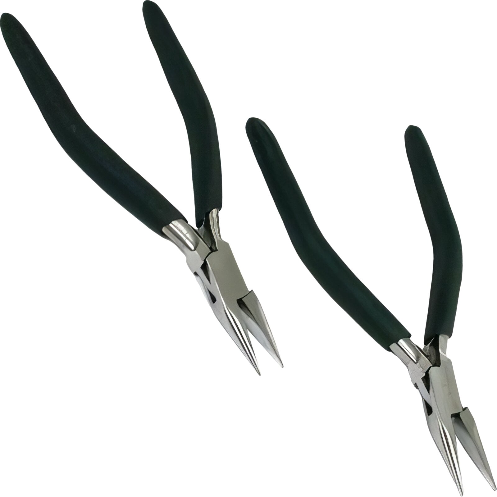 2 Chain Needle Nose Long Pliers Wire Wrap Jewelers Tool