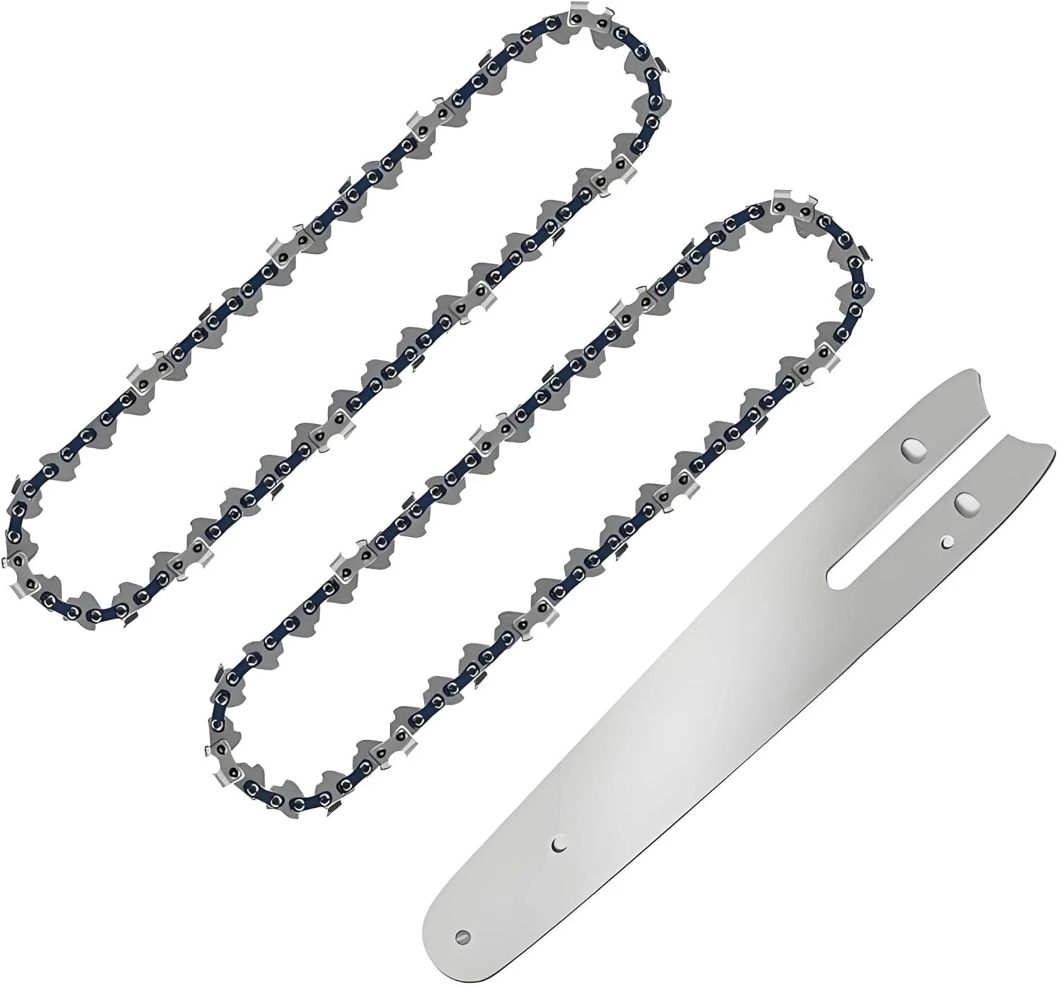 2 Chains And 1 Bar For 6 Mini Chainsaw, 6-Inch Replacement Saw Chain 37 ...