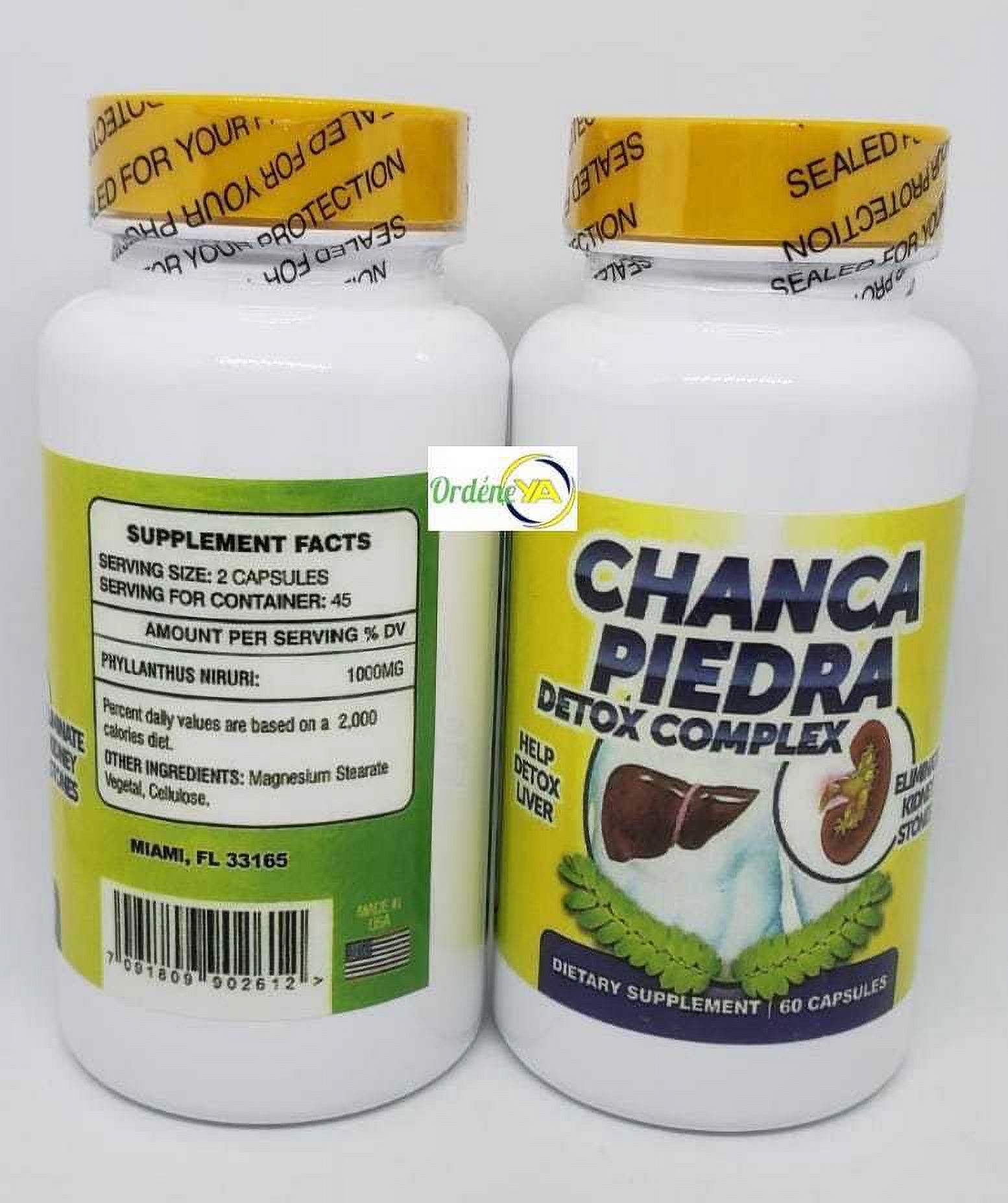 2 Chanca Piedra Peruvian Kidney Stone Breaker 1000mg