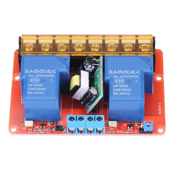 2 Channel 30A Relays Module Relays Switching Board for DIY Electronics Projects