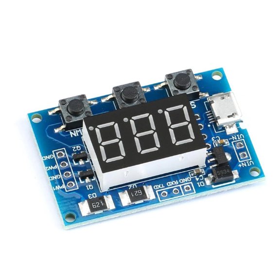 2-Channel 5V PWM Pulse / Square Wave Generator Module 1Hz-150KHz Frequency