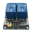 thumbnail image 1 of 2-Channel 5V Relay Module with Optocoupler MCU Development Board Accessory for Arduino, PLC Control, 1 of 8
