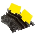 thumbnail image 1 of 2-Channel Cable Protector Modular Right-Turn Ramp Corner Section, 1 of 5