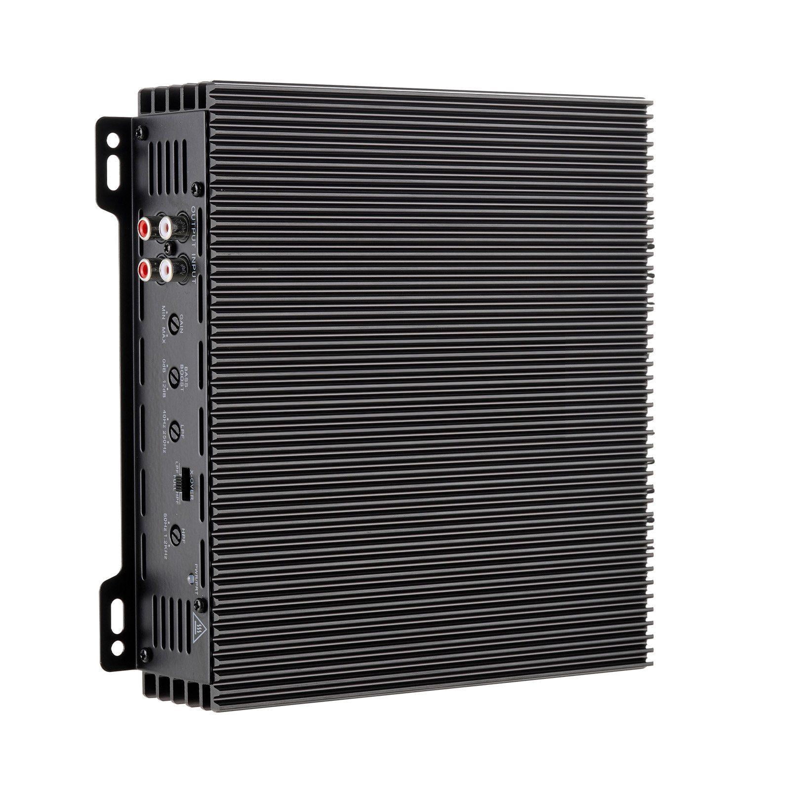 2 Channel Car Audio Amplifier 2 Ohm Stable Bridgeable Class A/B Full Range Stereo Amp Max Power 2 x 300W at 4 Ohm 2 x 600W at 2 Ohm for Car SUV Truck Off Road