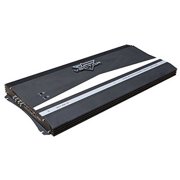 2-Channel High Power MOSFET Amplifier - Slim 6000 Watt Bridgeable Mono Stereo 2 Channel Car Audio Amplifier w/Crossover Frequency and Bass Boost Control, RCA Input and Line Output - Lanzar VCT2610