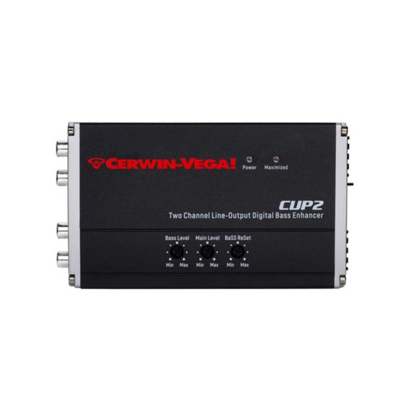 Cerwin Vega CVP2 - 2 Channel Line Output Converter, Digital Bass Enhancer, Includes Remote Control