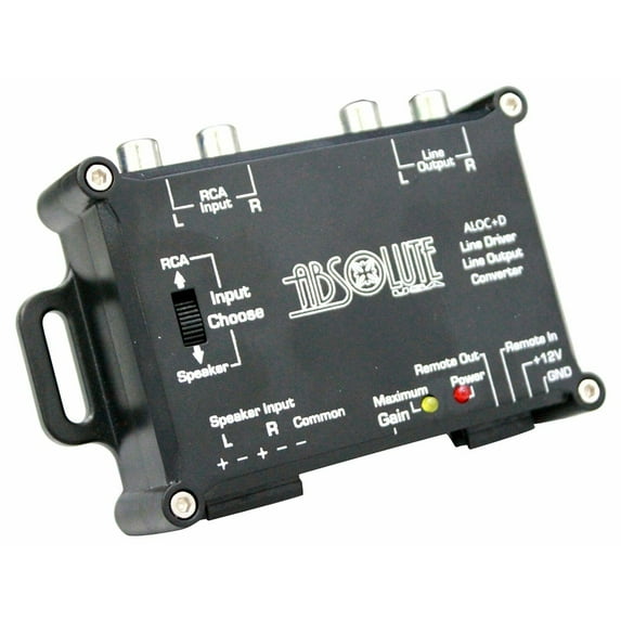 2-Channel Line Output Converter with Remote Turn on With Trigger Line Driver
