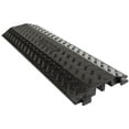 thumbnail image 1 of Cable Protector, 1-7/8 in H, 39-5/8 in L, 12 in W, 2 Channel, Rubber, Black, 1 of 6