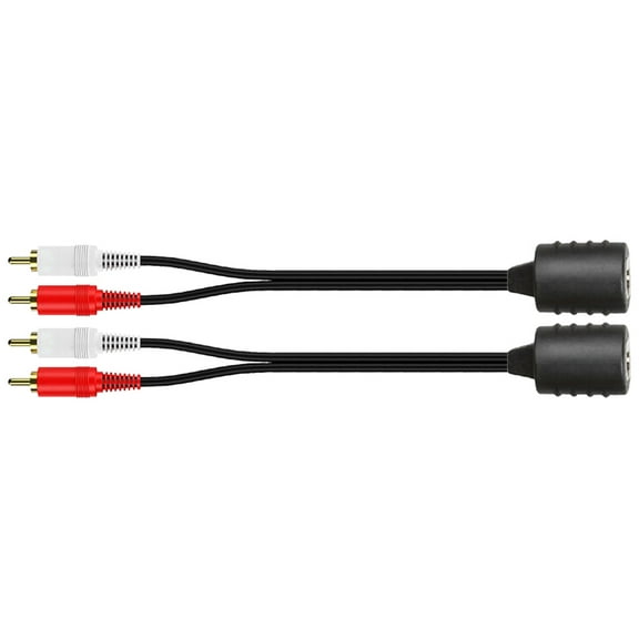 2-Channel RCA Audio Balun Extender Over Cat5 Cat6 Max 250FT