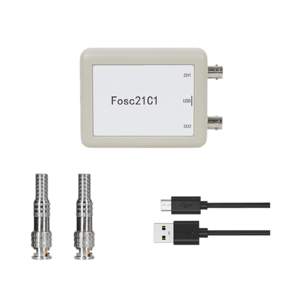 2 Channel USB Oscilloscope With BNC Interfaces And 1MHz Sampling Rate ...