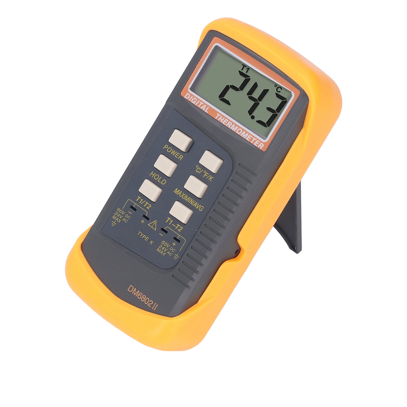 2 Channels Digital Thermometer, Contact Digital Thermometer Automatic